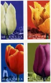 tulips stamps